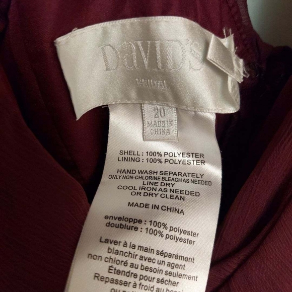 NWT Gorgeous David's Bridal Dress Size 20 - Picture 14 of 14